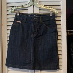 Calvin Klein denim skirt